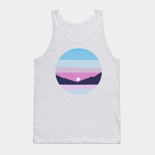 Pink sunset Tank Top